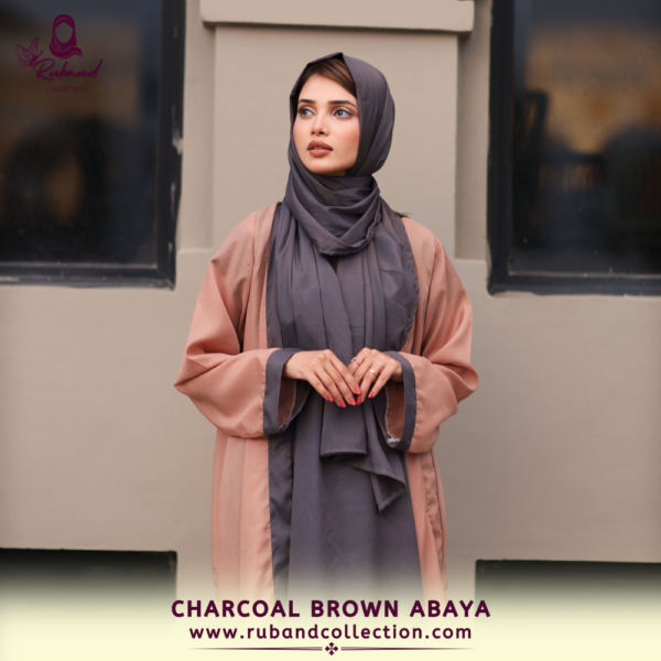 Charcoal Brown Abaya