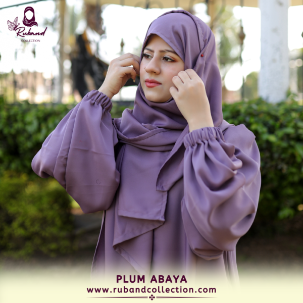 Plum Abaya