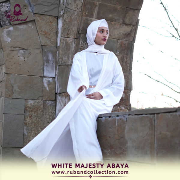 White Majesty Abaya - Image 2