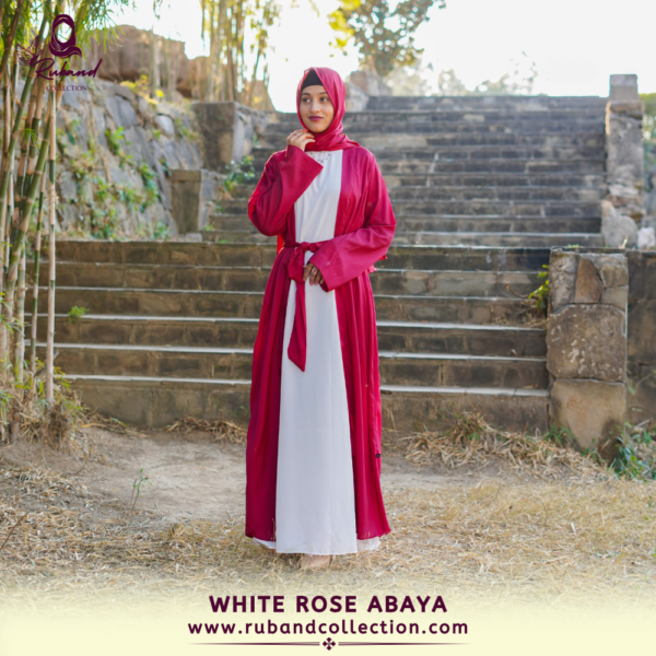 White Rose Abaya - Image 2