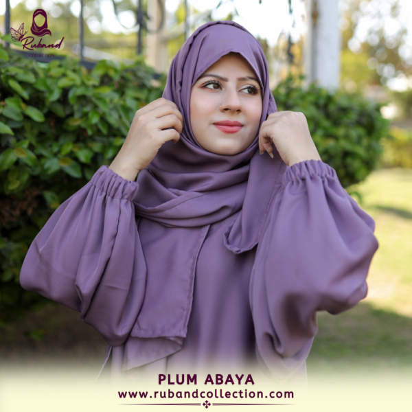 Plum Abaya - Image 2